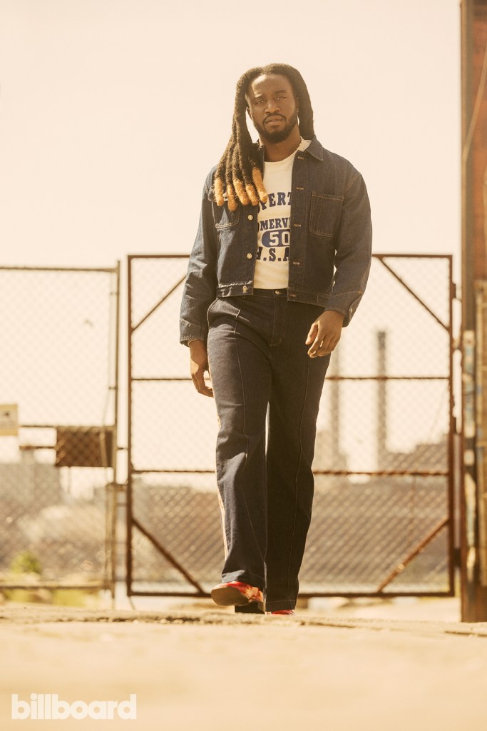Shaboozey photographed September 12, 2024 at Seret Studios in Brooklyn.