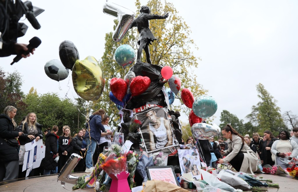 Liam Payne memorial London