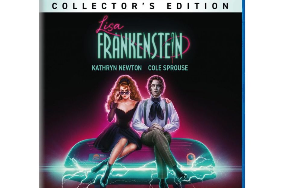 blu-ray dvd cover of lisa frankenstein
