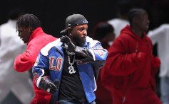 Kendrick Lamar performs onstage during Apple Music Super Bowl LIX Halftime Show at Caesars Superdome on Feb. 9, 2025 in New Orleans, Louisiana.