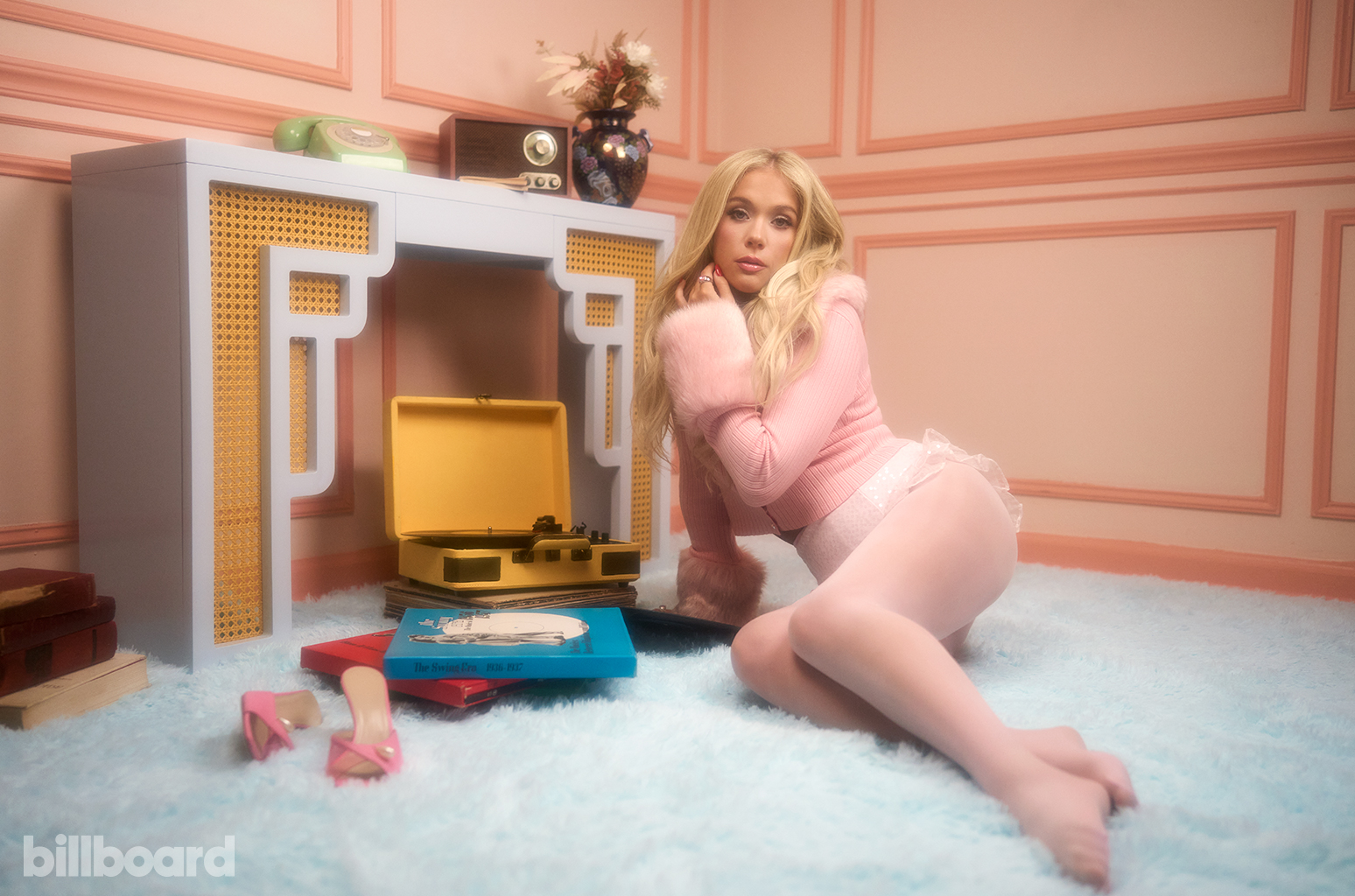 Megan Moroney photographed on February 25, 2024 at The Paper House in Nashville.