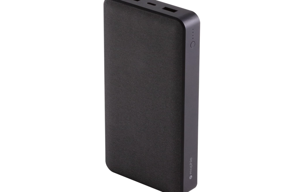 black portable charger