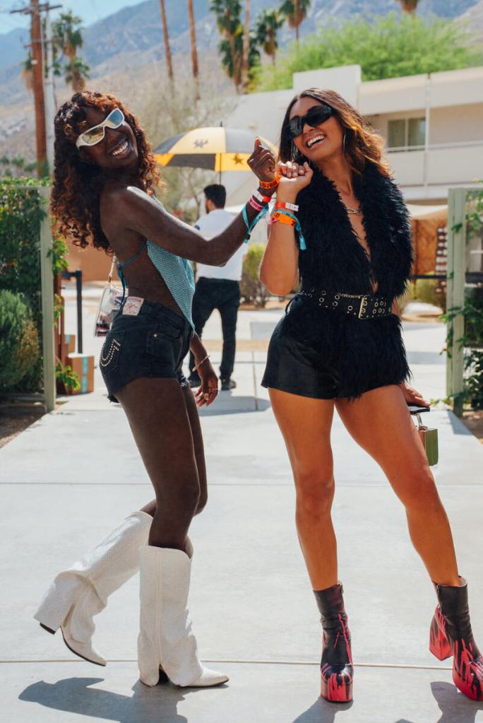 Guests at Billboard and Amazon Health’s Pop-up Party held at Ace Hotel & Swim Club Palm Springs on April 12, 2025 in Palm Springs, California.