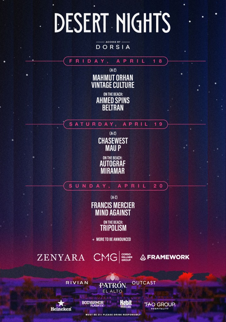 Desert Nights lineup
