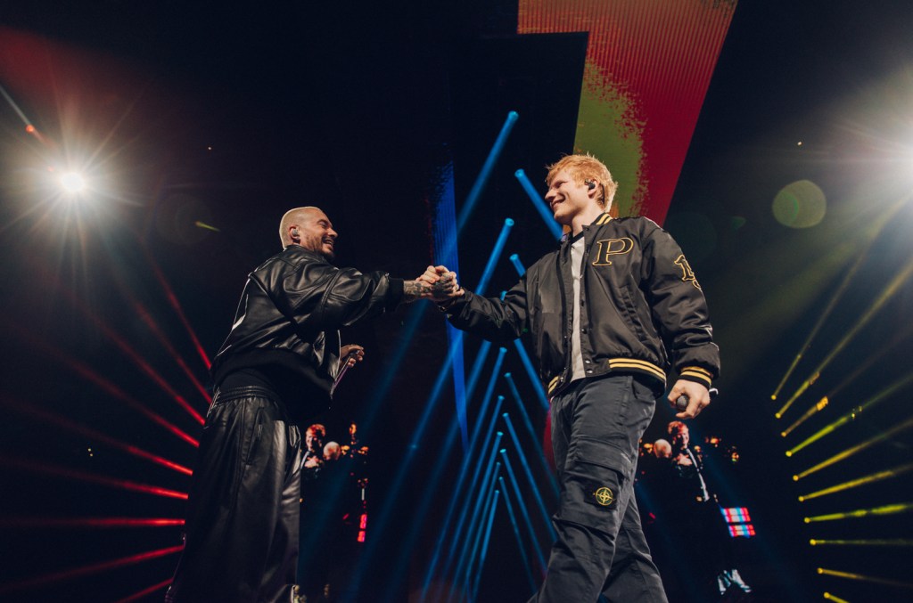 J Balvin and Ed Sheeran
