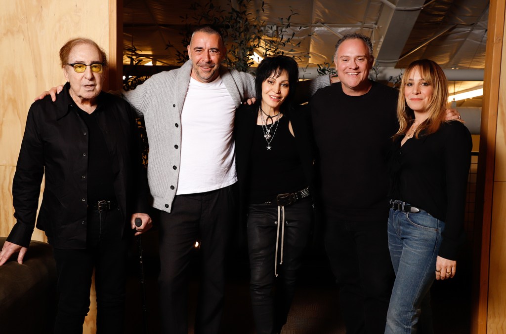 Kenny Laguna, Steven Melrose, Joan Jett, Evan Bogart and Carianne Brinkman.