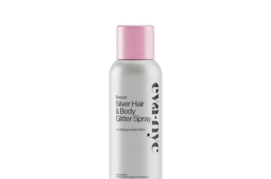 Eva NYC Kweeen Silver Hair and Body Glitter Spray