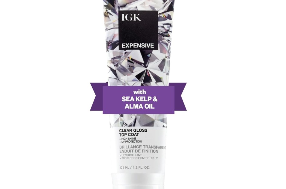 IGK EXPENSIVE Clear Gloss Top Coat