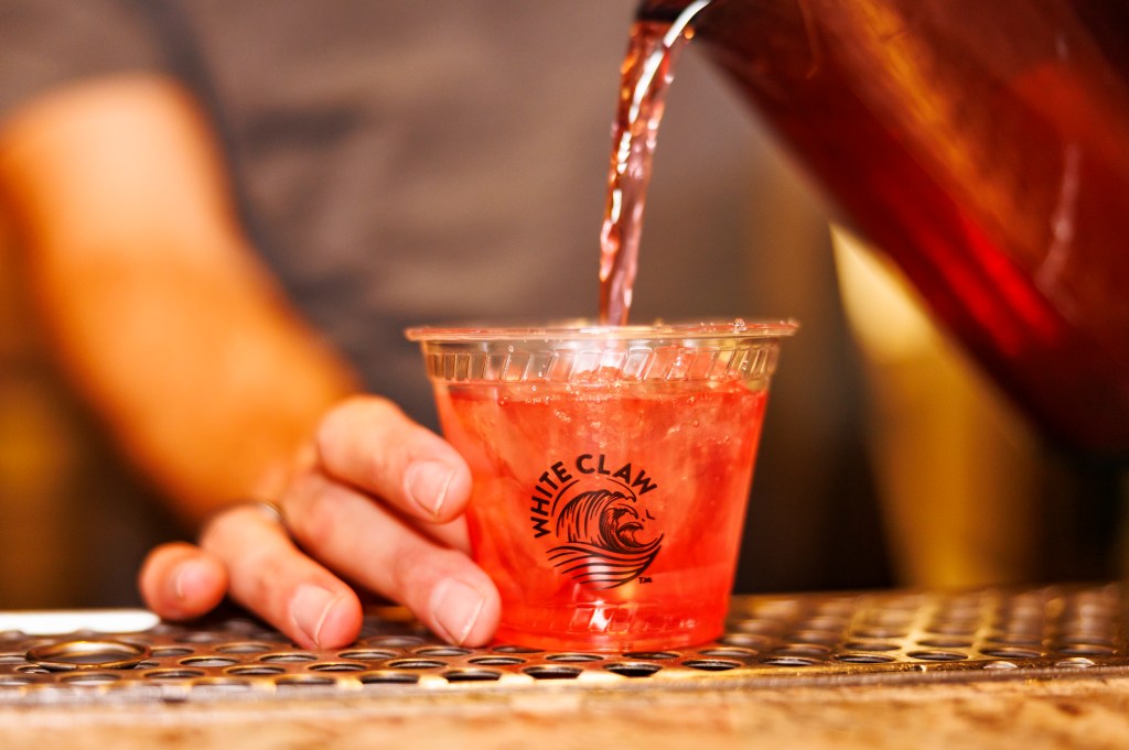 Bartenders poured custom White Claw® Vodka cocktails