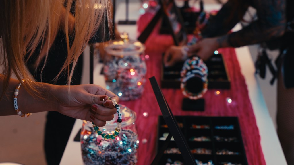 White Claw gave fans the chance to take home custom kandi creations
