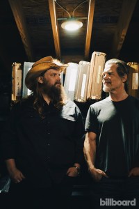 Chris Stapleton and Josh Brolin photographed April 10, 2025 in Nashville.