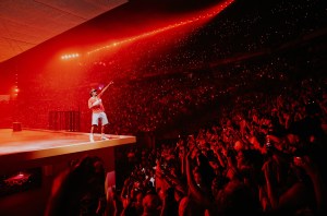 Bad Bunny performs onstage during night 1 of Bad Bunny: 