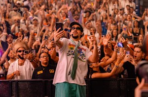Bad Bunny performs onstage during night 2 of Bad Bunny: 