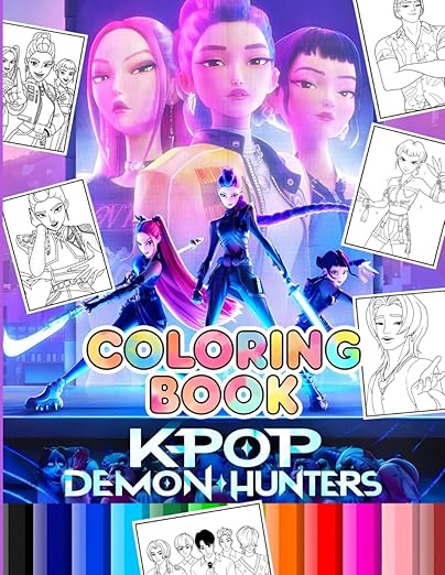 'KPop Demon Hunters' Unofficial Coloring Books: Where to Buy