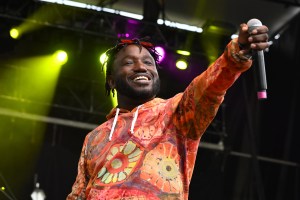 Hannibal Buress aka Eshu Tune performs during Riot Fest 2023 at Douglass Park on September 16, 2023 in Chicago, Illinois.