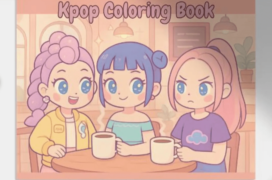 'KPop Demon Hunters' Unofficial Coloring Books: Where to Buy