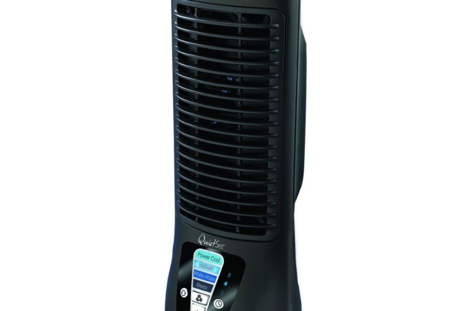 black desk fan