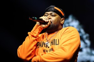 Ghostface Killah of Wu-Tang Clan performs at Scotiabank Arena on July 14, 2025 in Toronto, Ontario.