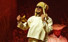 Bad Bunny performs onstage during night 1 of Bad Bunny: "No Me Quiero Ir De Aqui" Residencia En El Choli at Coliseo de Puerto Rico José Miguel Agrelot on July 11, 2025 in San Juan, Puerto Rico.