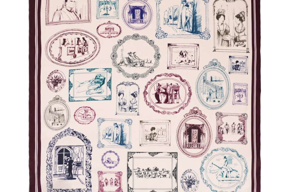 'Downton Abbey' Lost Pattern Scarf Celebrates 'Grand Finale' Film