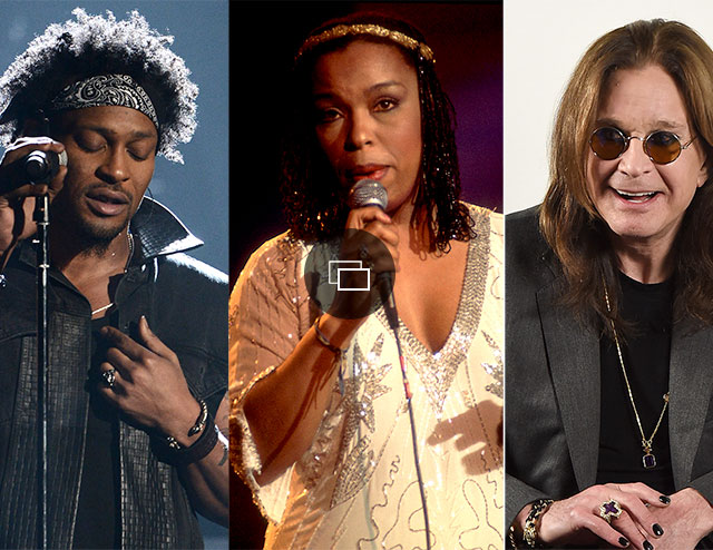 D'Angelo, Roberta Flack and Ozzy Osbourne