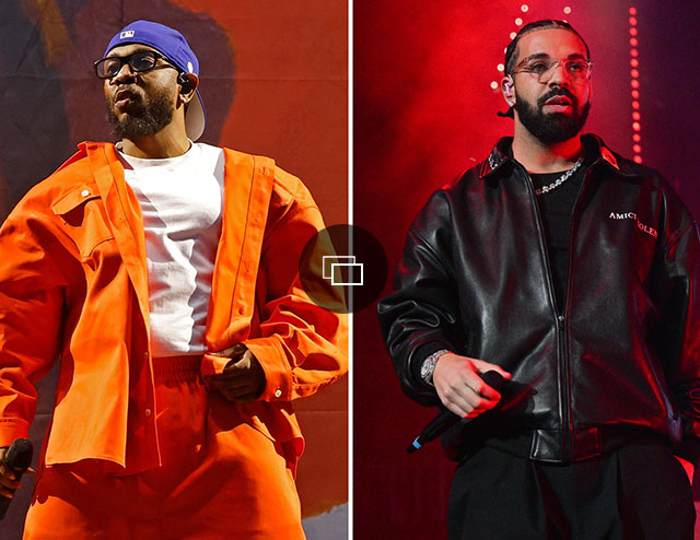 Kendrick Lamar and Drake