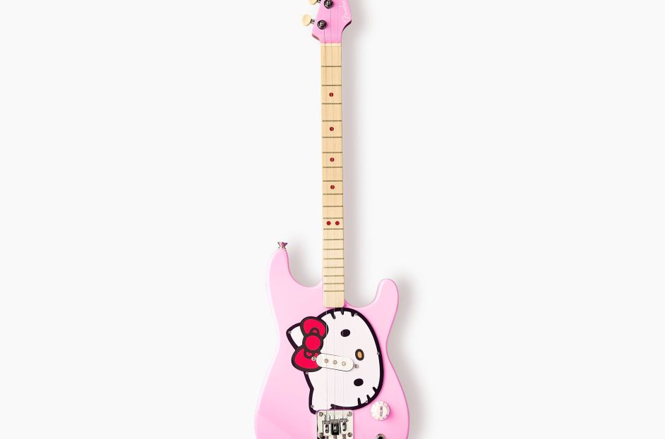 Hello Kitty Teams With Fender & Loog for Beginner Guitars for Kids