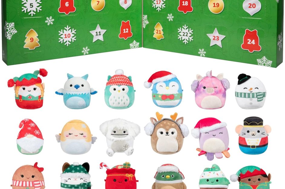 Squishmallows Original 24-Day Micromallows Holiday Advent Calendar