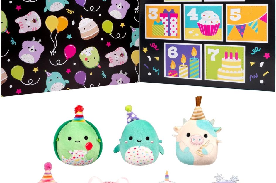 Squishmallows Original Micromallows Plush Birthday Countdown 7-Pack