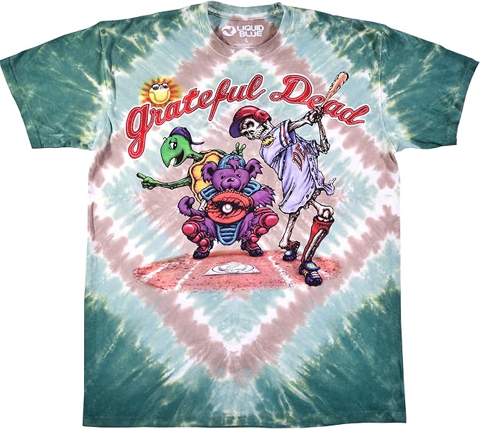 Liquid Blue Grateful Dead Spring Training Baseball,Multicolor,X-Large